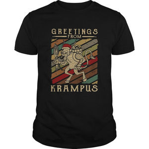Greetings From Krampus Vintage Shirt